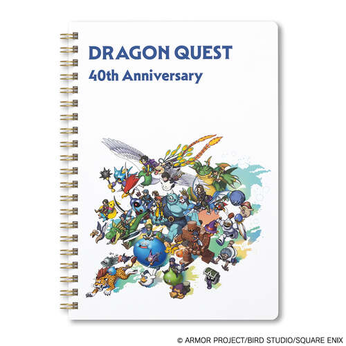 -PRE ORDER- Dragon Quest Ring Notebook 40th Anniversary Ver.