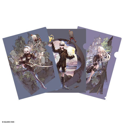 -PRE ORDER- NieR:Automata 9th Anniversary Clear File 3 Set