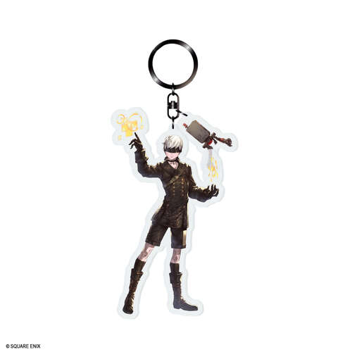 -PRE ORDER- NieR:Automata 9th Anniversary Acrylic Key Chain 9S