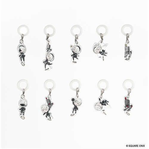 -PRE ORDER- NieR:Automata Tsunagaru Yurayura Acrylic Charm [BLIND BOX]