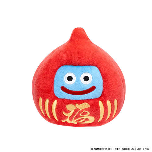 -PRE ORDER- Dragon Quest Smile Slime Plush M Daruma Slime Red