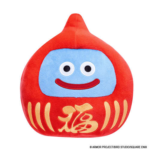 -PRE ORDER- Dragon Quest Smile Slime Plush L Daruma Slime Red