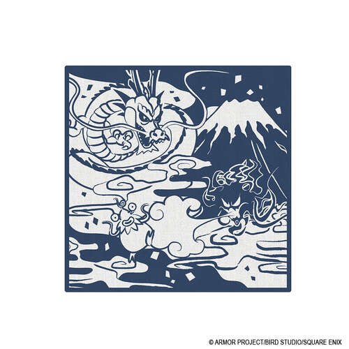 -PRE ORDER- Dragon Quest Smile Slime Japanese Series Gauze Handkerchief Sky 01