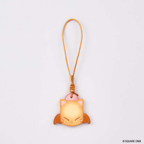 -PRE ORDER- Final Fantasy XIV Faux Leather Charm Buttery Mogbiscuit