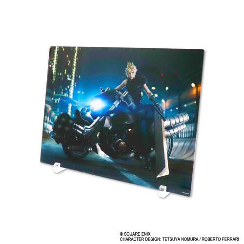 -PRE ORDER- Final Fantasy VII Remake Acrylic Panel Cloud Strife & Hardy Daytona