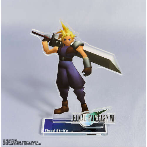 -PRE ORDER- Final Fantasy VII Polygon Character Acrylic Stand Cloud Strife