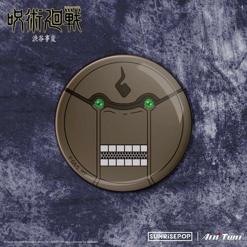 Jujutsu Kaisen Shibuya Incident Can Badge Mechamaru