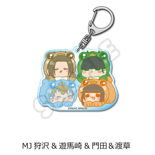 Acrylic Key Chain MJ Karisawa & Yumasaki & Kadota & Togusa
