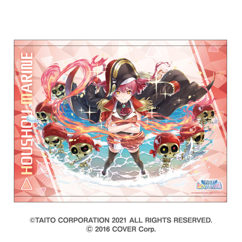 Rakugaki Kingdom x Hololive B2 Tapestry Houshou Marine