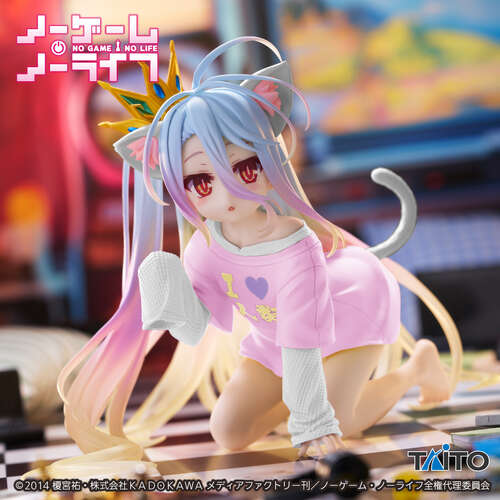 -PRE ORDER- Desktop Cute Figure Shiro Cat Ear Shirt ver. Renewal