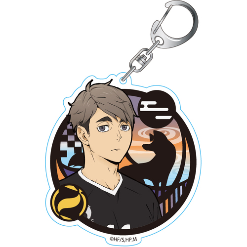 Kirie Series Acrylic Key Chain Miya Osamu