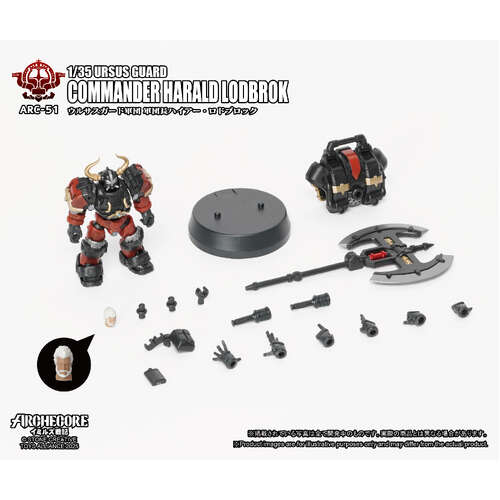 -PRE ORDER- Archecore Saga Of Ymirus Series 1/35 Scale Arc-51 Ursus Guard Commander Harald Lodbrok