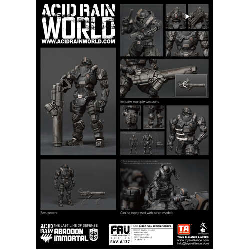 -PRE ORDER- Acid Rain 1/18 Scale Fav-A137 Abaddon Immortal