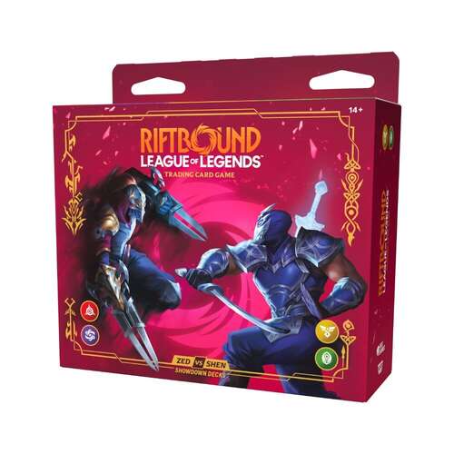 Riftbound: League of Legends TCG - Showdown Deck Display - Vendetta: Zed vs Shen
