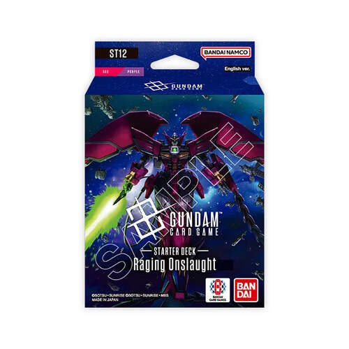 Gundam Card Game: Starter Deck - Raging Onslaught [ST12] [TCG]