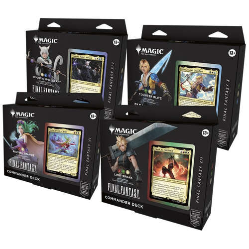 Magic the Gathering Final Fantasy Commander Decks Bundle