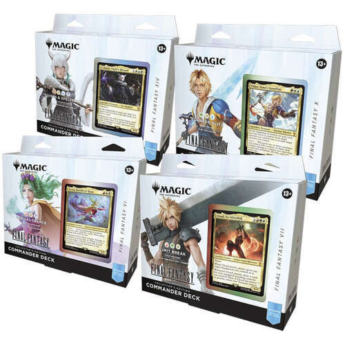 Magic the Gathering Final Fantasy Commander Collector Decks Bundle