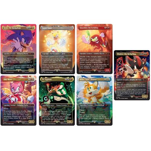Magic the Gathering Secret Lair x Sonic the Hedgehog Friends and Foes (Non-Foil)