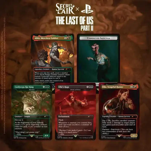 Magic the Gathering Secret Lair Playstation The Last of Us Part II (Non Foil)
