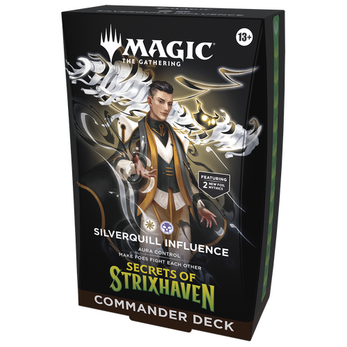 Magic the Gathering Secrets of Strixhaven Commander Deck - Silverquill Influence
