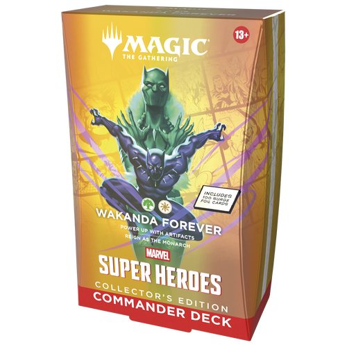 Magic the Gathering Marvel Super Heroes Collector Commander Deck - Wakanda Forever [TCG]