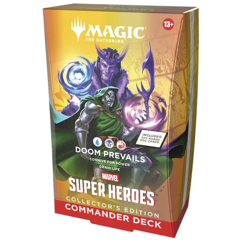 Magic the Gathering Marvel Super Heroes Collector Commander Deck - Doom Prevails [TCG]