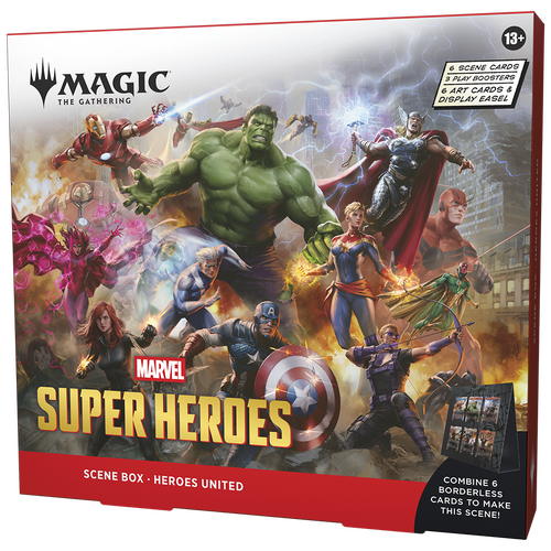 Magic the Gathering Marvel Super Heroes Scene Box - Heroes United