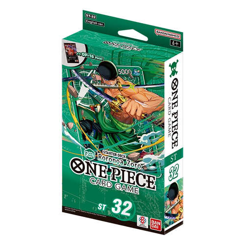 One Piece Card Game: Starter Deck - Green Roronoa Zoro [ST-32] [TCG]