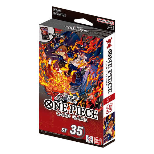 One Piece Card Game: Starter Deck - Red/Black Sabo [ST-35] [TCG]