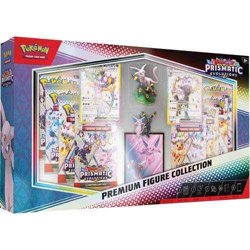 Pokemon TCG Scarlet & Violet 8.5 Prismatic Evolutions Premium Figure Box