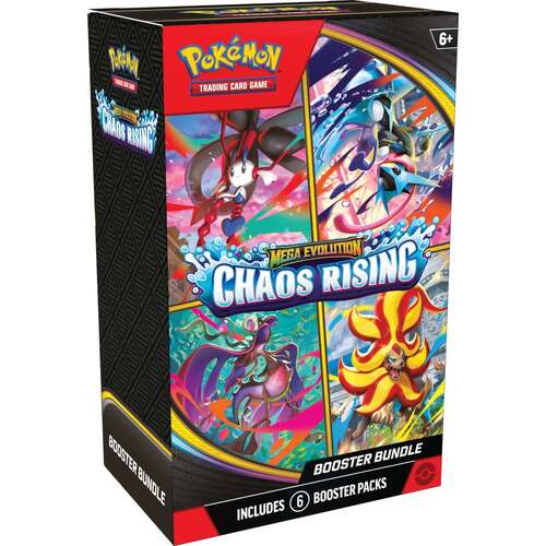 Pokemon TCG Mega Evolutions 4 Chaos Rising Booster Bundle