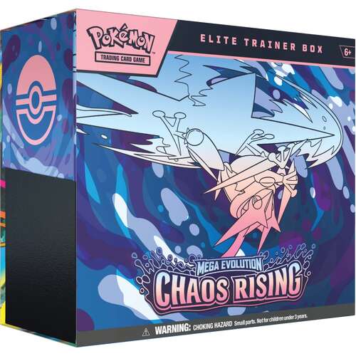 Pokemon TCG Mega Evolutions 4 Chaos Rising Elite Trainer Box
