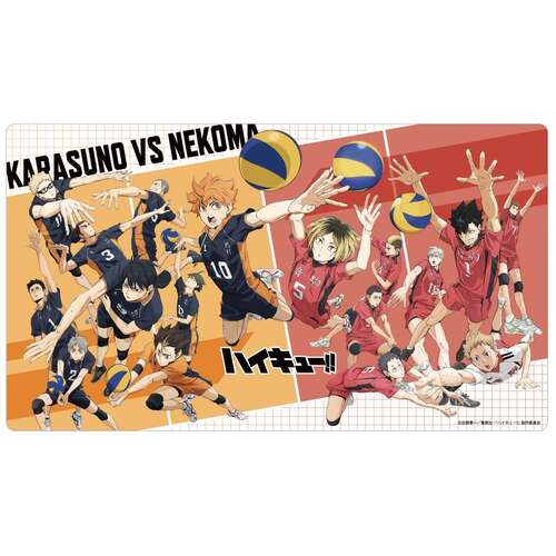 -TENTATIVE PRE ORDER- Haikyu!! Rubber Desk Mat Collection Karasuno High School VS Nekoma High School