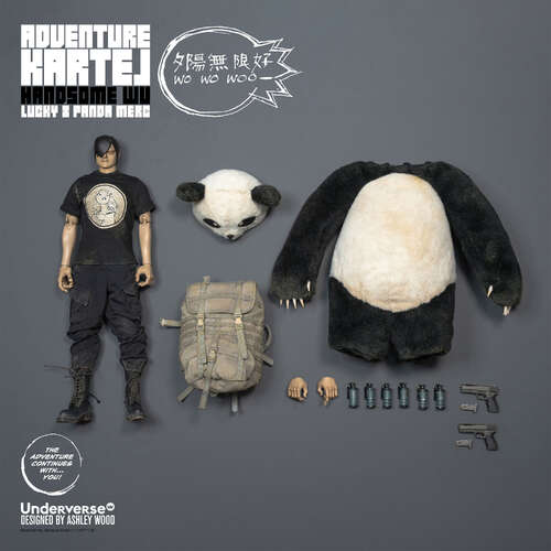 -PRE ORDER- Adventure Kartel Dirty Boi Panda Handsome Wu 1/6 Scale Action Figure